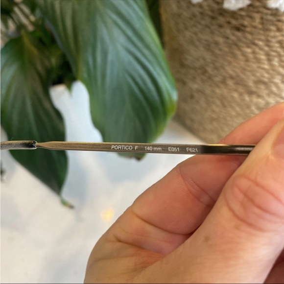 Vintage L’Amy Portico F Aviator Eyeglasses Frames Only - 140mm E051 F621 France - Picture 5 of 8